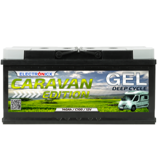 Electronicx Caravan Edition GEL Batterie 140AH 12V...