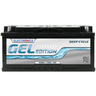 Electronicx Edition gel battery 140 ah 12v motorhome boat supply