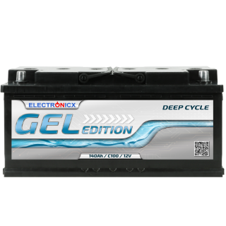 Elektronická baterie Electronicx Gel Edition 140 Ah 12V pro obytný vůz a loď