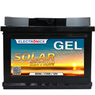 Solar battery 12v 80ah Electronicx Solar Edition gel...