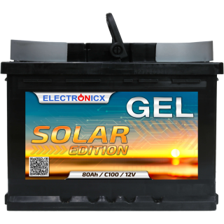 Solar battery 12v 80ah Electronicx Solar Edition gel...
