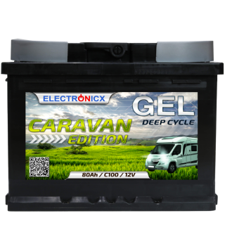 Electronicx Caravan Edition GEL Batterie 80AH 12V –...