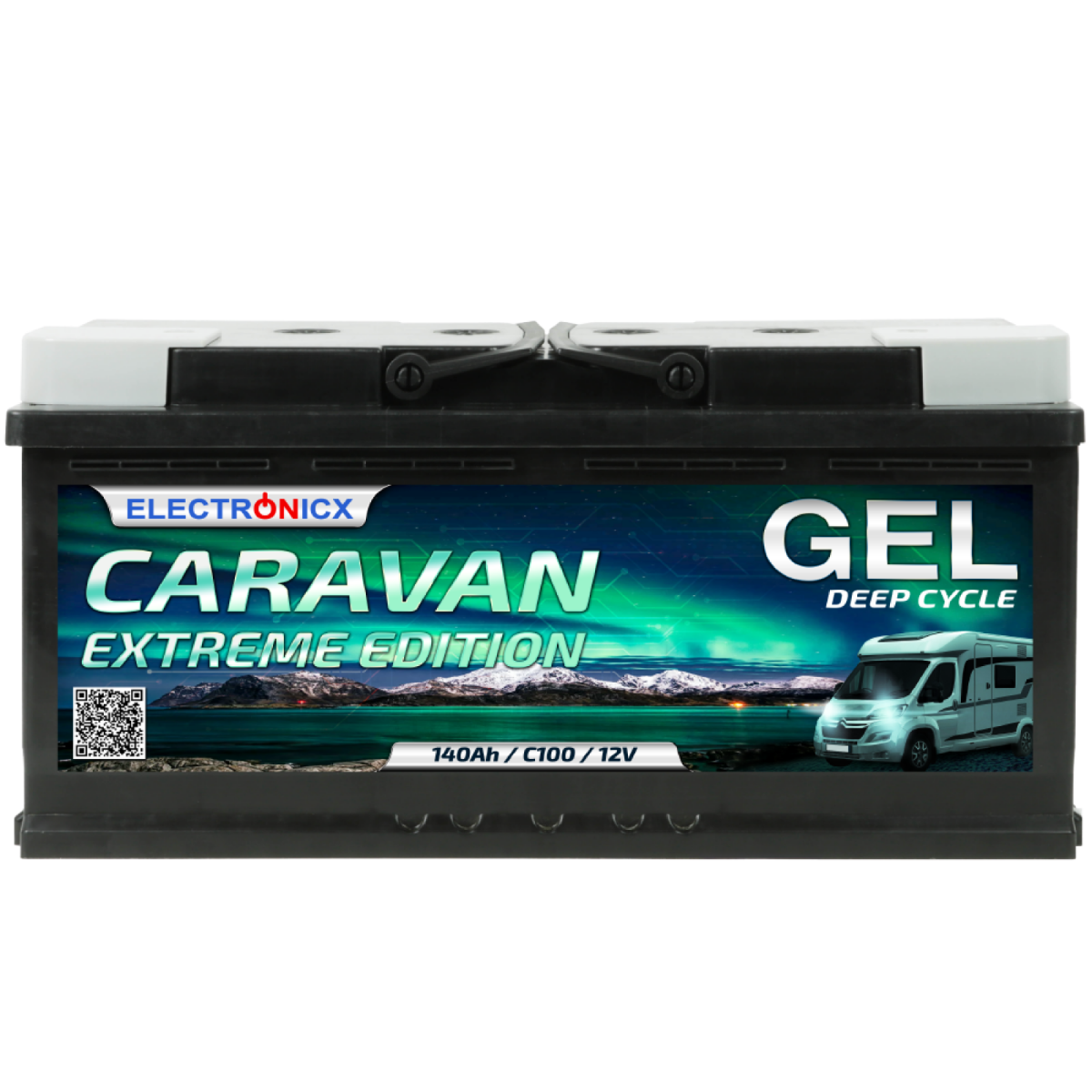 Electronicx Caravan EXTREME GEL 140Ah 12V ▶ Autocaravana Barco ✓ Premium Servicio