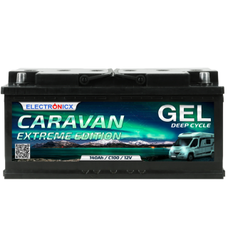 Electronicx Caravan EXTREME GEL 140Ah 12V ▶ Autocaravana Barco ✓ Premium Servicio