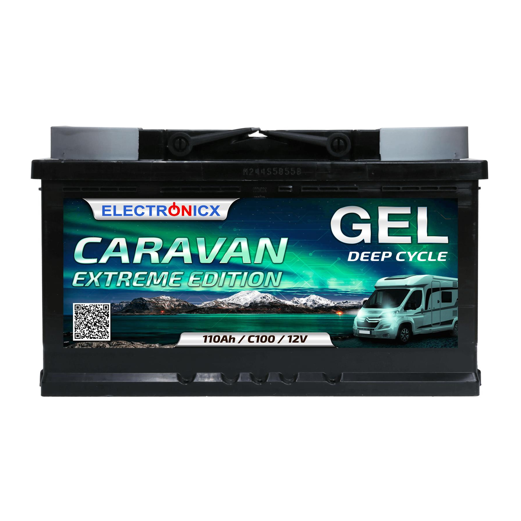 Electronicx Caravan Edition Battery AGM 110AH 12V Motorhome Boat Supply Batteria solare 110ah 