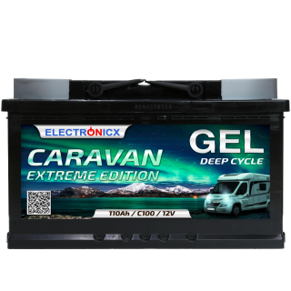 Electronicx Caravan EXTREME Edition Gel Batterie 110 AH...