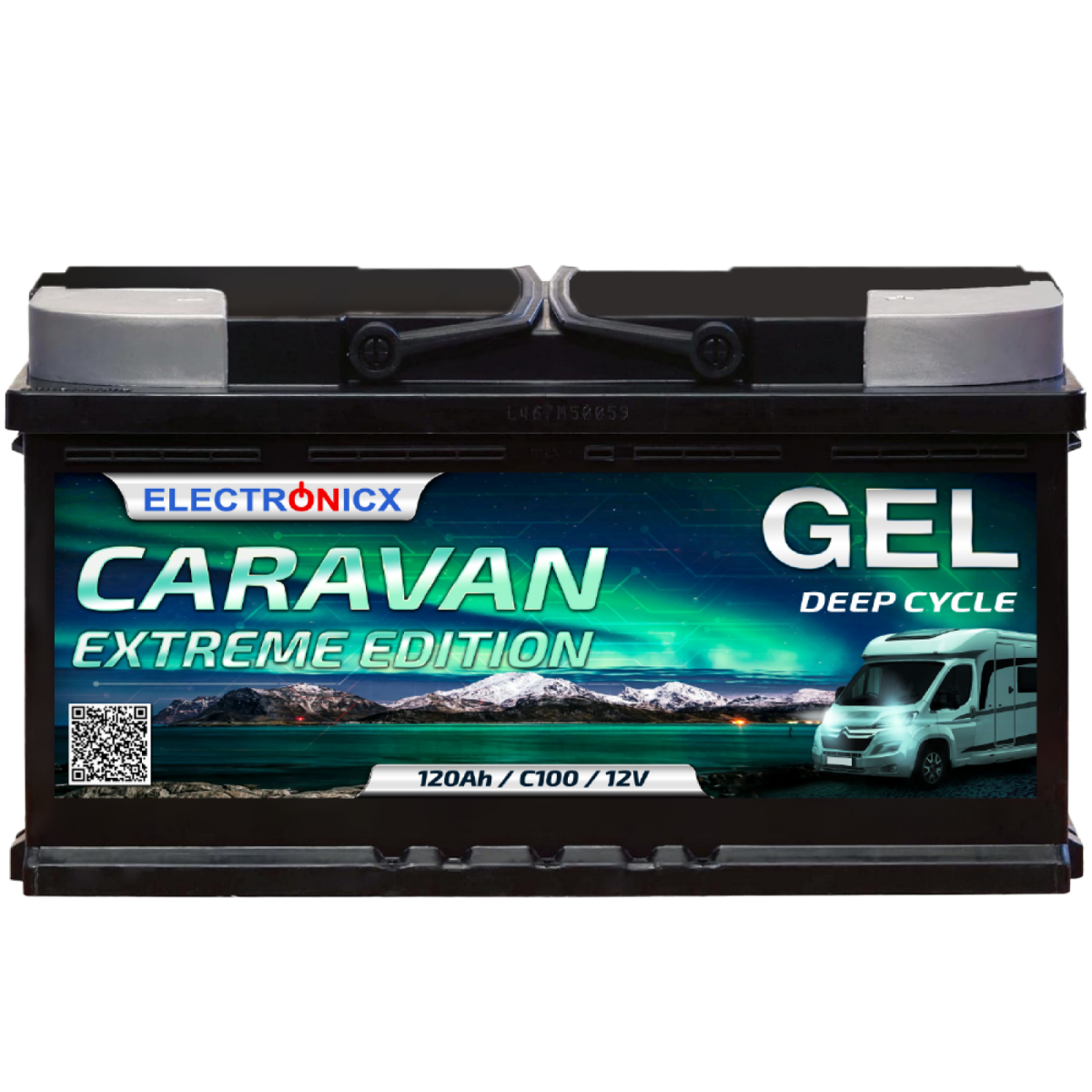 Electronicx Caravan EXTREME GEL 120Ah 12V ▶ Autocaravana Barco ✓ Premium Servicio