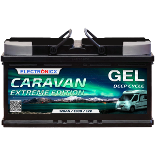 Electronicx Caravan EXTREME Edition Gel Batterie 120 AH...