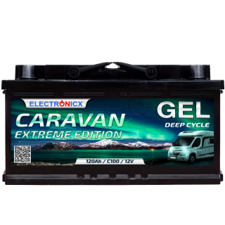 Electronicx Caravan EXTREME GEL 120Ah 12V ▶ Autocaravana Barco ✓ Premium Servicio