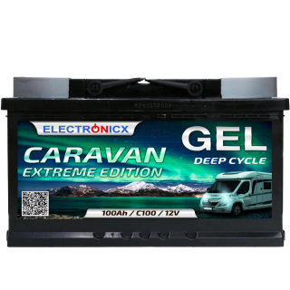 Electronicx Caravan EXTREME Edition GEL Batterie 100 AH...