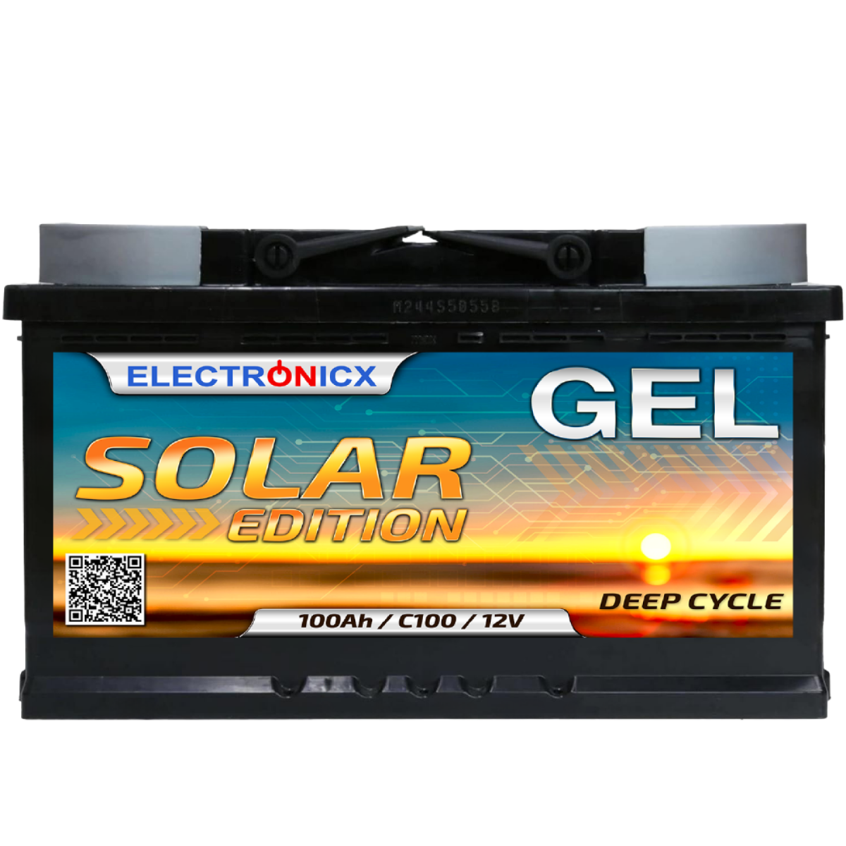 Electronicx Solar Edition gel battery 100 ah 12v solar supply solar battery