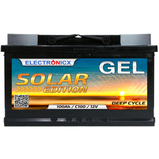 Electronicx Solar Edition GEL Batterie 100 AH 12V Solar...