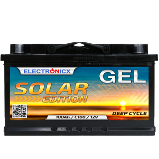 Electronicx Solar Edition GEL Batterie 100 AH 12V Solar Versorgung Solarbatterie