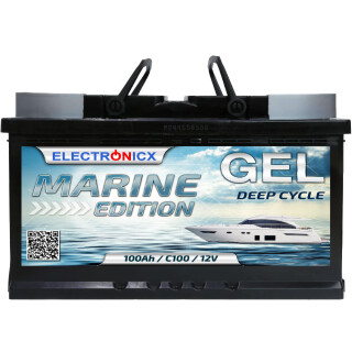 Electronicx Marine edition gel battery 100 ah 12v boat ship supply battery