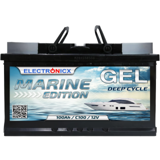 Electronicx Marine Edition GEL Batterie 100 AH 12V Boot...