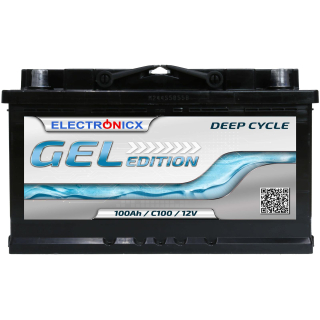 Electronicx Edition gel battery 100 ah 12v supply battery leisure battery
