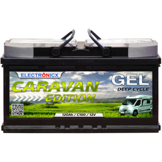 GEL Batterie 120Ah Caravan Edition  Gelbatterie 120 AH 12V Wohnmobil Versorgung