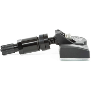 4 Tyre Pressure Sensors TPMS Sensors Metal Valve Black for Abarth 500c 01.2011-12.2019
