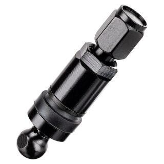 1x Tire Pressure Sensor TPMS Sensor Metal Valve Black for Fiat Croma 2005-2011