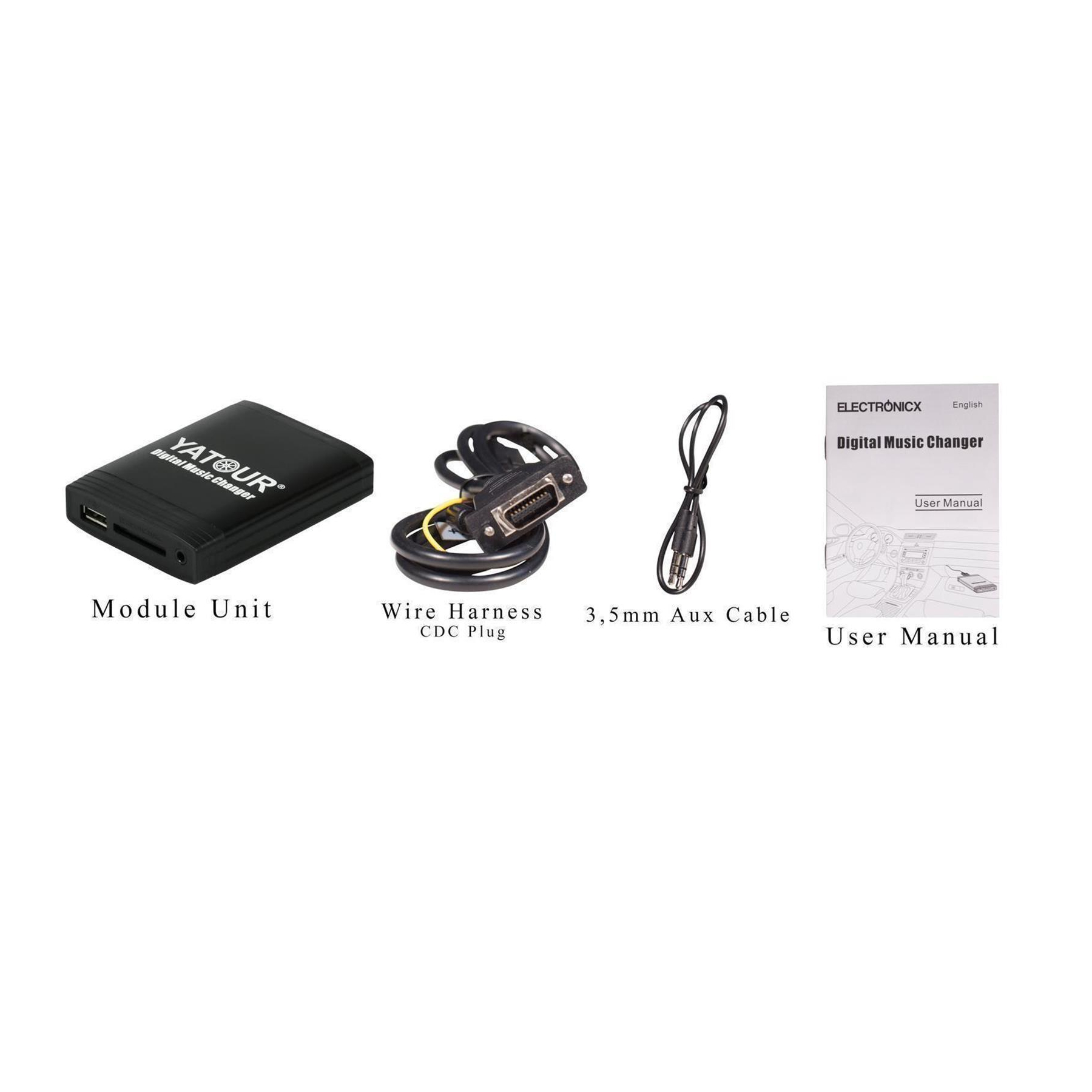 Yatour AUX Kabel Auto Adapter CD Wechler USB AUX BMW, 52,70 €